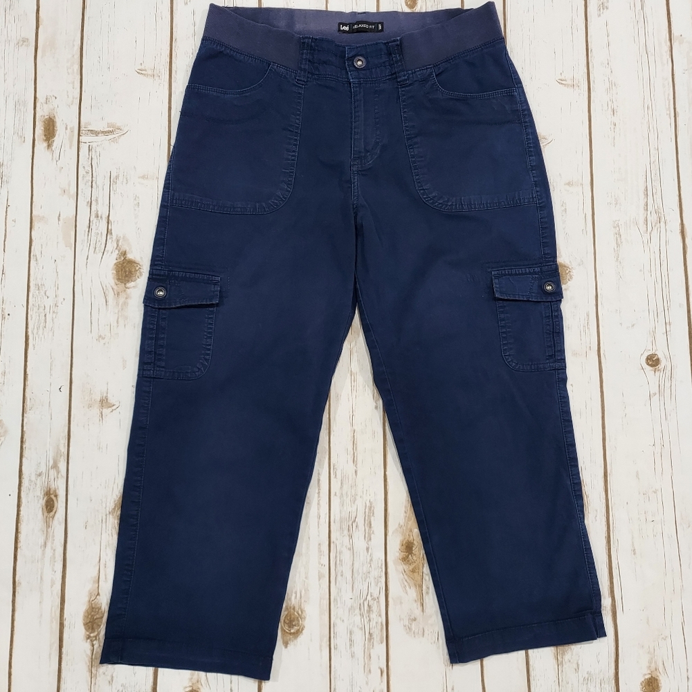 Lee Relaxed Fit Cargo Cropped Pants